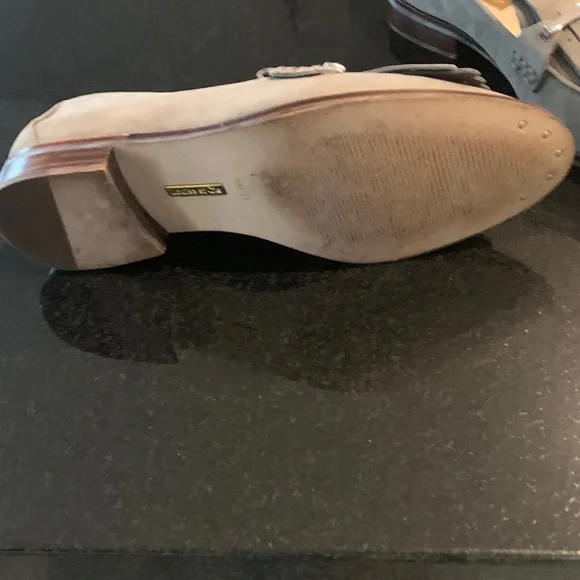 Louise et Cie Light Gray Fringe Loafers - Picture 5 of 5